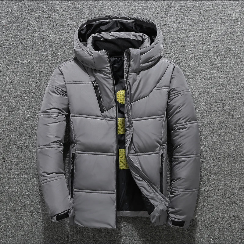 High Quality White Duck Thick Down Jacket Men Coat Snow Parkas Male Warm Clothing Winter Down Jacket Outerwear 241223