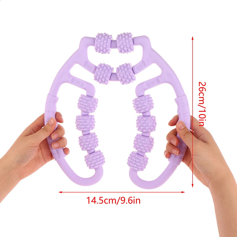 Annular Leg Clamp Massager Multi-Functional Relaxing Myofascial Release Roller Yoga Fitness Body Massage Manual Tool 241224