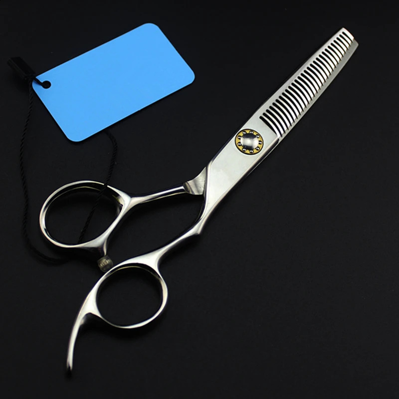 Customize japan 9cr13 steel 6 Bearing hair salon scissors set cutting barber makas Thinning shears hairdressing scissors 241224