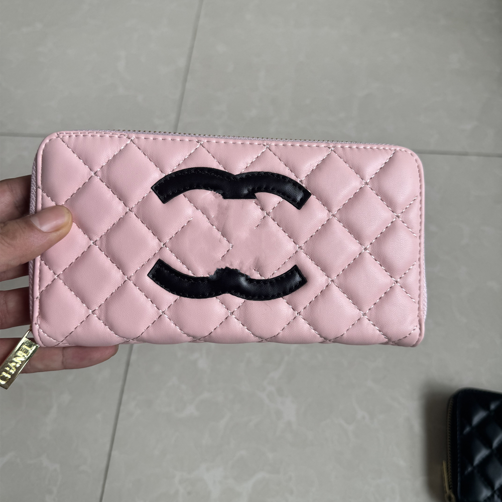 Top Designer Wallets Women Luxurys Bag Clutch Wallet Check Purse Double Letter zipper Wallet Long Holders Coin Purse Shows Exotic Clutch Card Case Holder Wallet