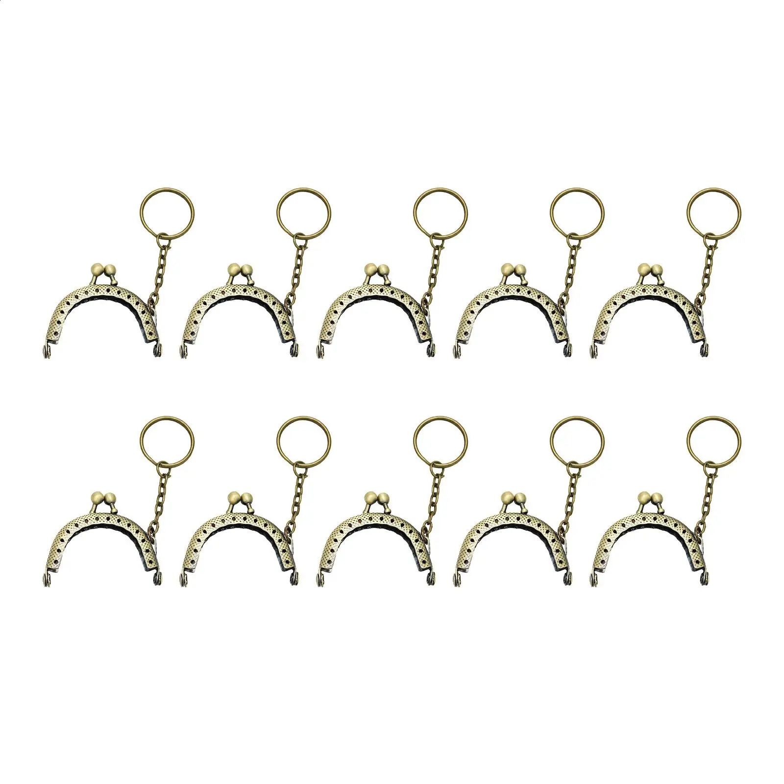 Wallet clasp 10Pcs 5cm metal wallet with coin bag accessory DIY craftsmanship 241223