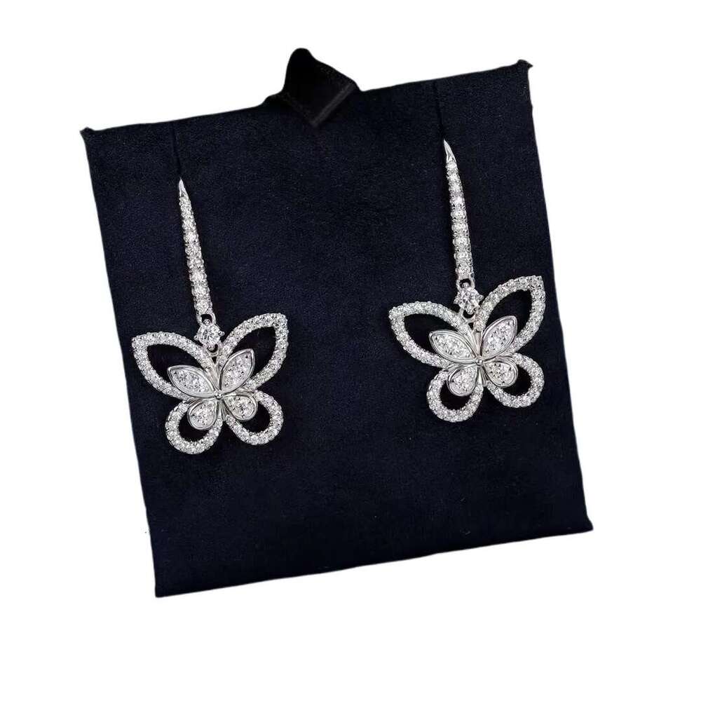 Sier Phantom Butterfly Pendant Necklace for women Five wers with Dia Bracelet designer Jewelry Women collarbone Chain Engagement gift