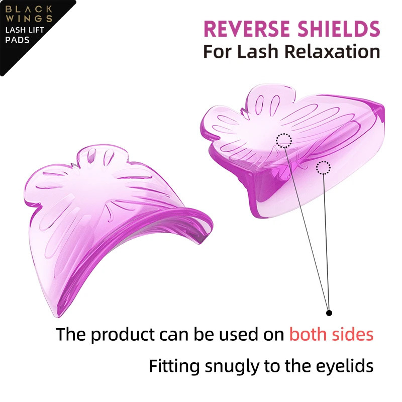Reverse Shields rEyelash ing Curler Lift Pads Eyelash Pads Rods For LashLift Silicone For Eyelashes Makeup Beauty Too 250103