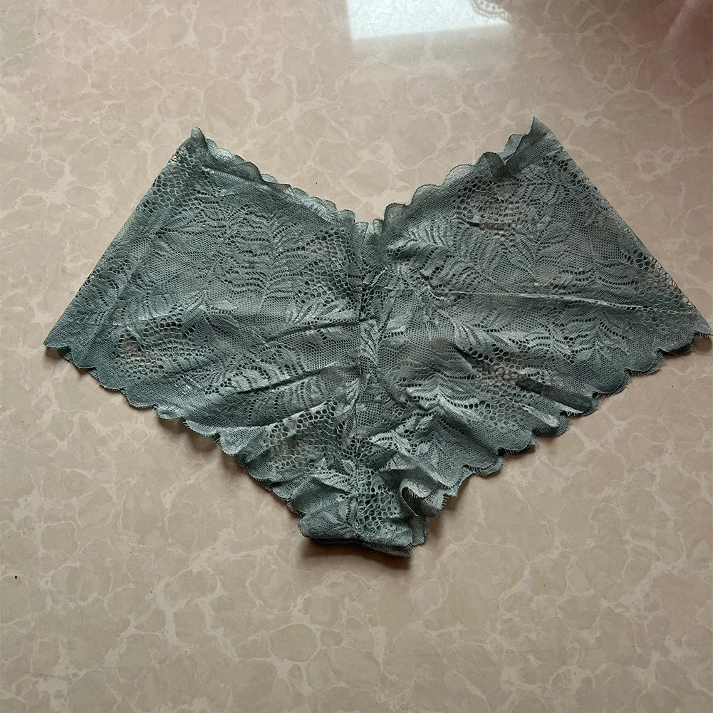 5XL Casual Woman Lace Ral Mesh Gerie Plus Size Knicker Underwear Panties Underpants Briefs For Women Clothing