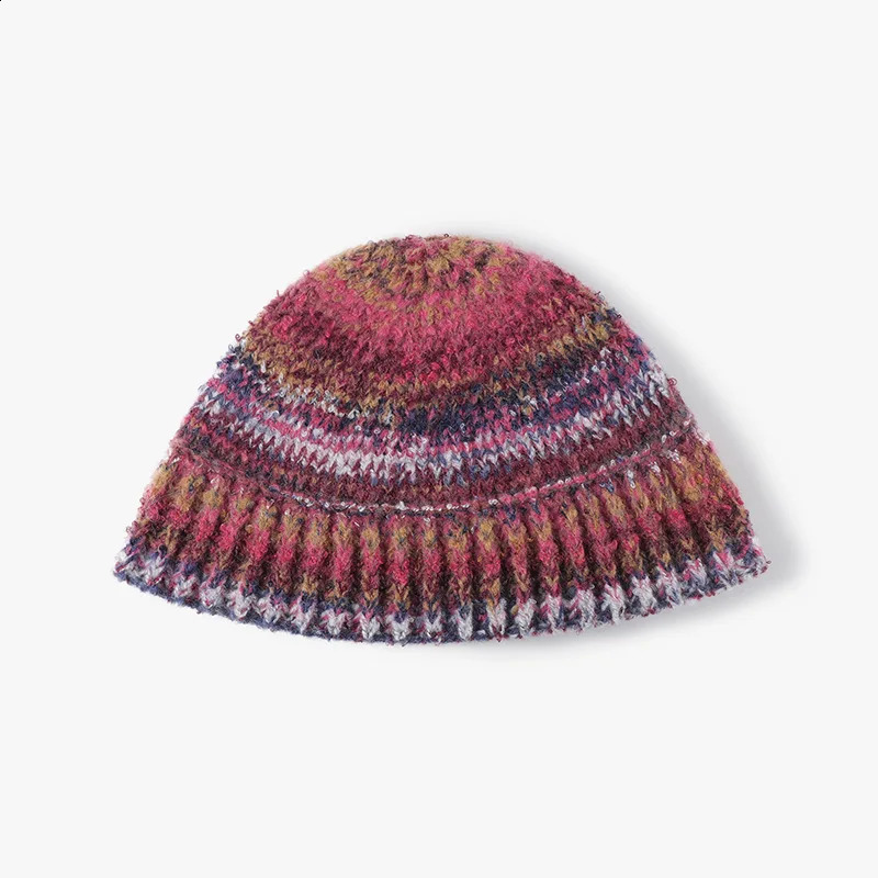 Autumn winter and colorful outdoor activities keep the ladies bucket hat warm camping fashionable fully matched with beanie hats eagle free soft h 241