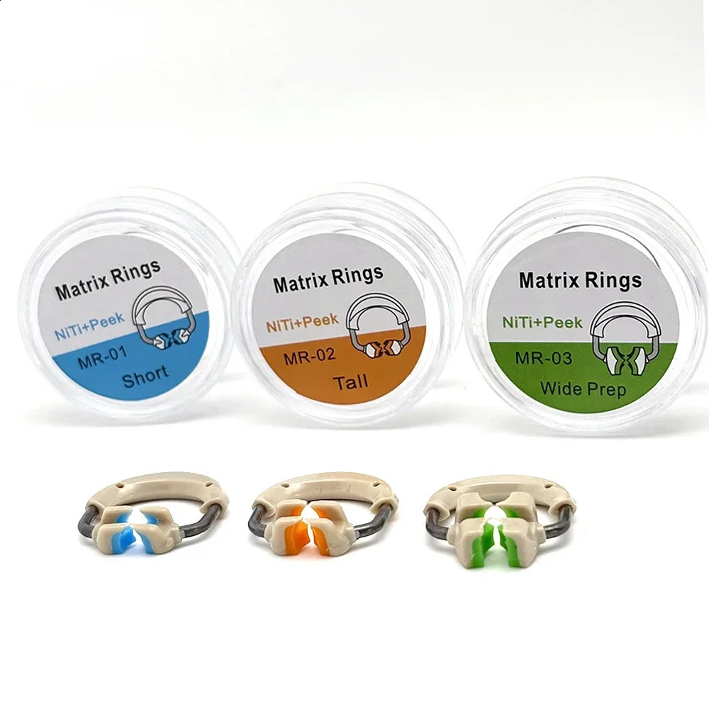 Dental Niti Matrix Bands Ring Style Matrix Clamp Clip Sectional Contoured Matrices Dentist Oral Clamp Ring Tool 241224