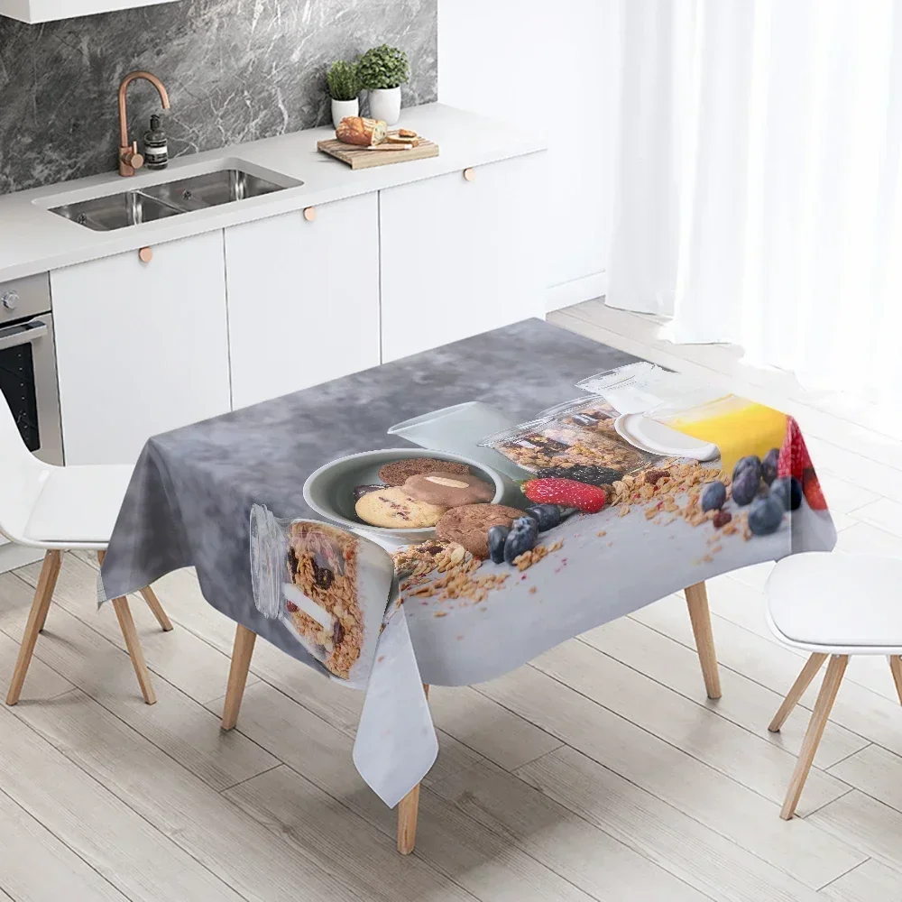 Mysterious Texture Printed Tablecloth Home Decor Rectangular Party Anti-Fouling Dustproof Cloth 2022 November-2