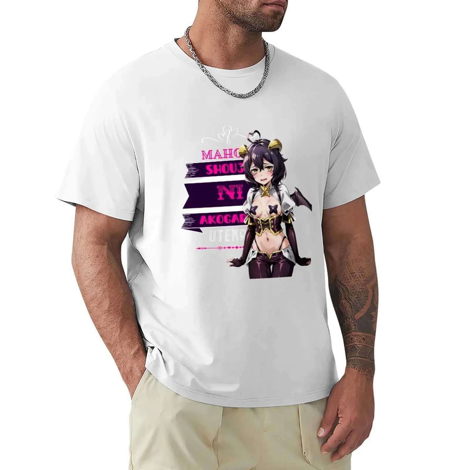 For a boy flat T-shirt mens Mahou Shoujo ni Akogarete Utena Hiiragi ecchi anime art T-shirt heavy sweater W241223