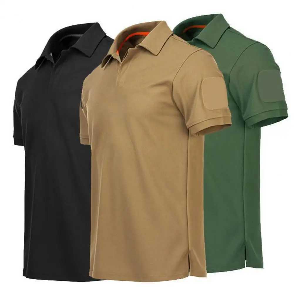 Mens quick drying embroidered summer shirt custom large flat bottom shirt W241223