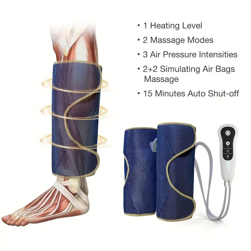 Leg And Foot Massager With Heat And Air Compression 241224