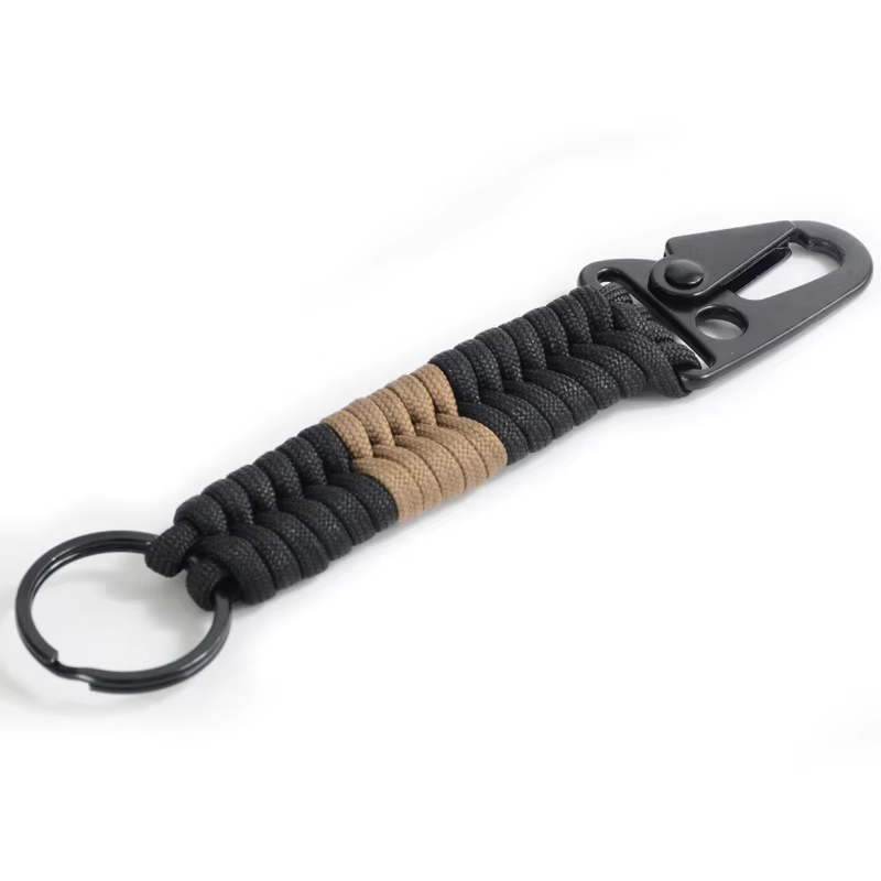 custom 550 paracord survival keychain camping accessories