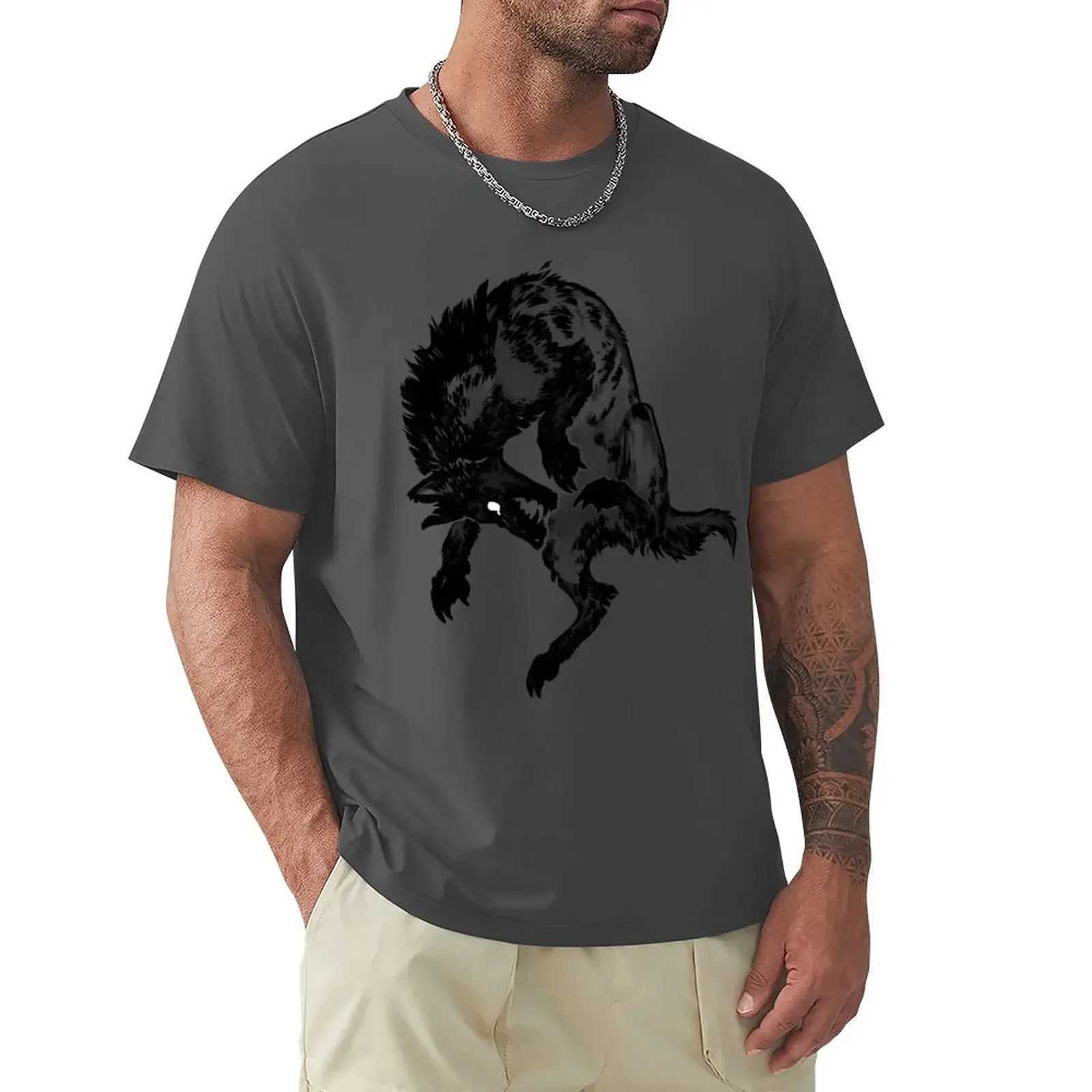 Hyena T-shirt Flat T-shirt Customized T-shirt Mens T-shirt Set W241223