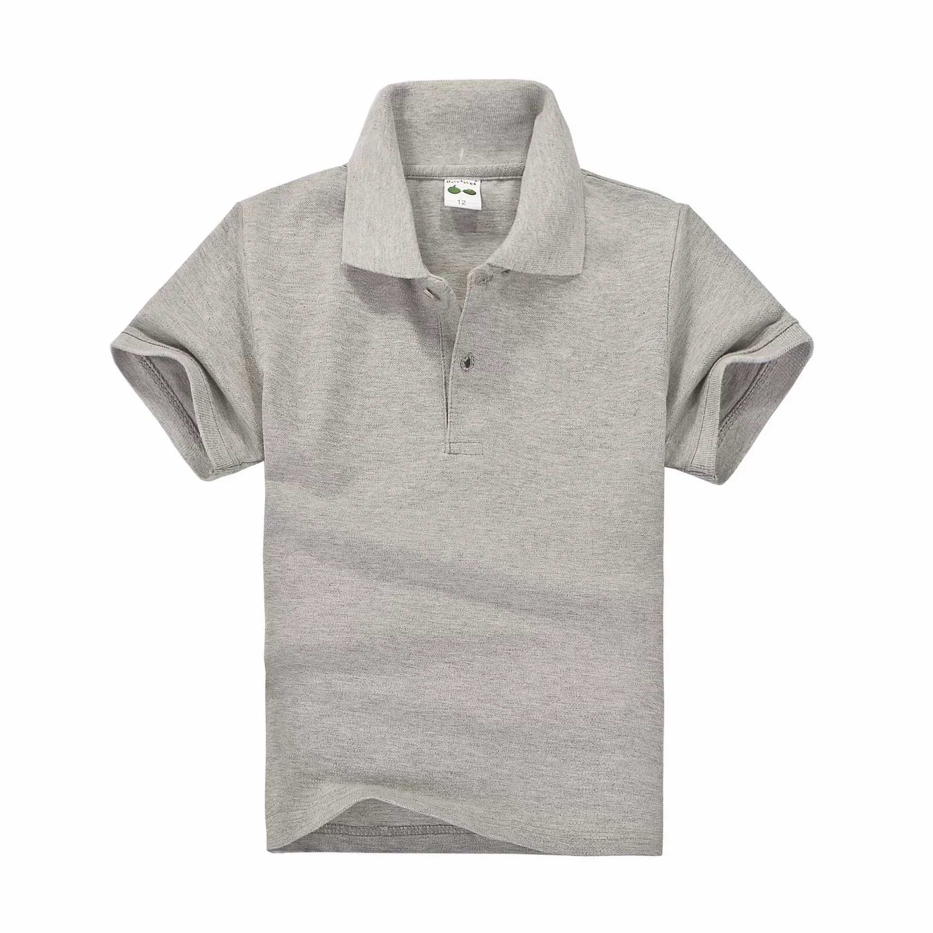 Summer new childrens T-shirt short sleeved cotton boy polo shirt childrens clothing for 3-14 years old W241223