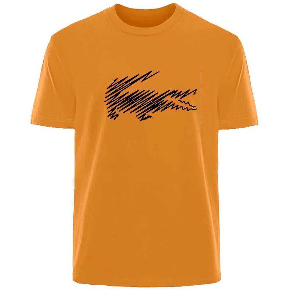 Retro Simple Letter Summer Mens 00% Cotton Comfortable Breathable Casual Fashion T-shirt Outdoor Mens Street Clothing W241223