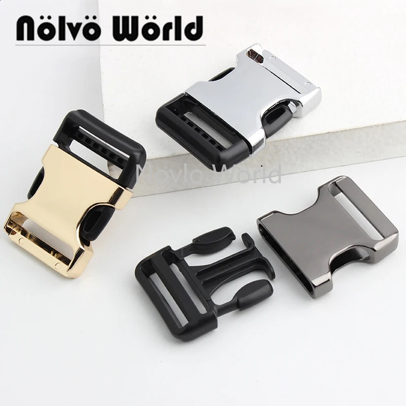 20-100 pieces of 4-color 68 * 39mm metal backpack with buckle and side release buckle for backpack strap and leather craftsmanship DIY 241223