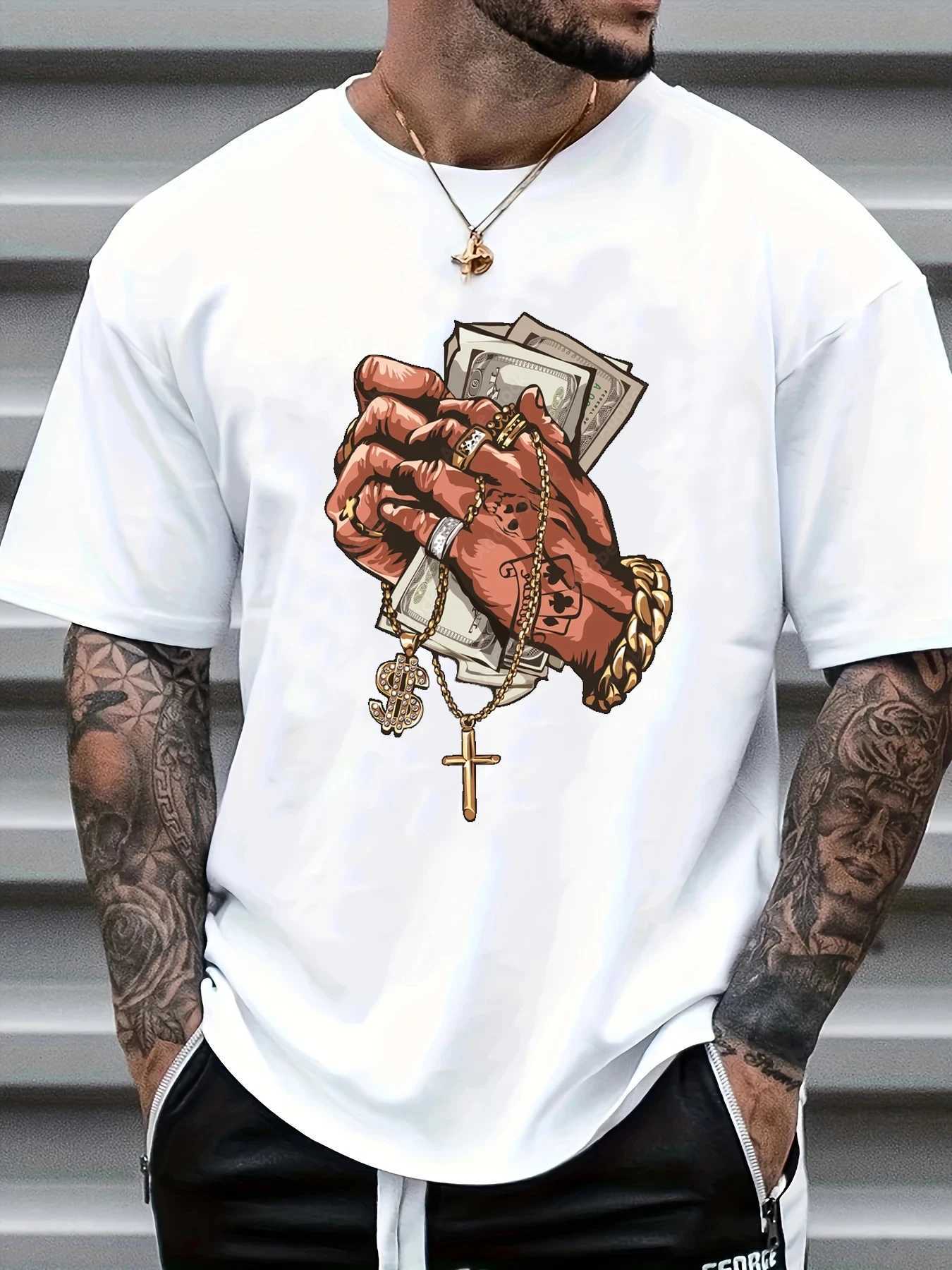 Short sleeved mens sports T-shirt Paris 3D printed simple design fashionable brand clothing casual set new spring/summer W241223