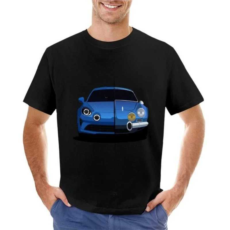 Summer cotton oversized brand short sleeved T-shirt summer plain weave T-shirt sweater mens Alpine A0 generation T-shirt W241223