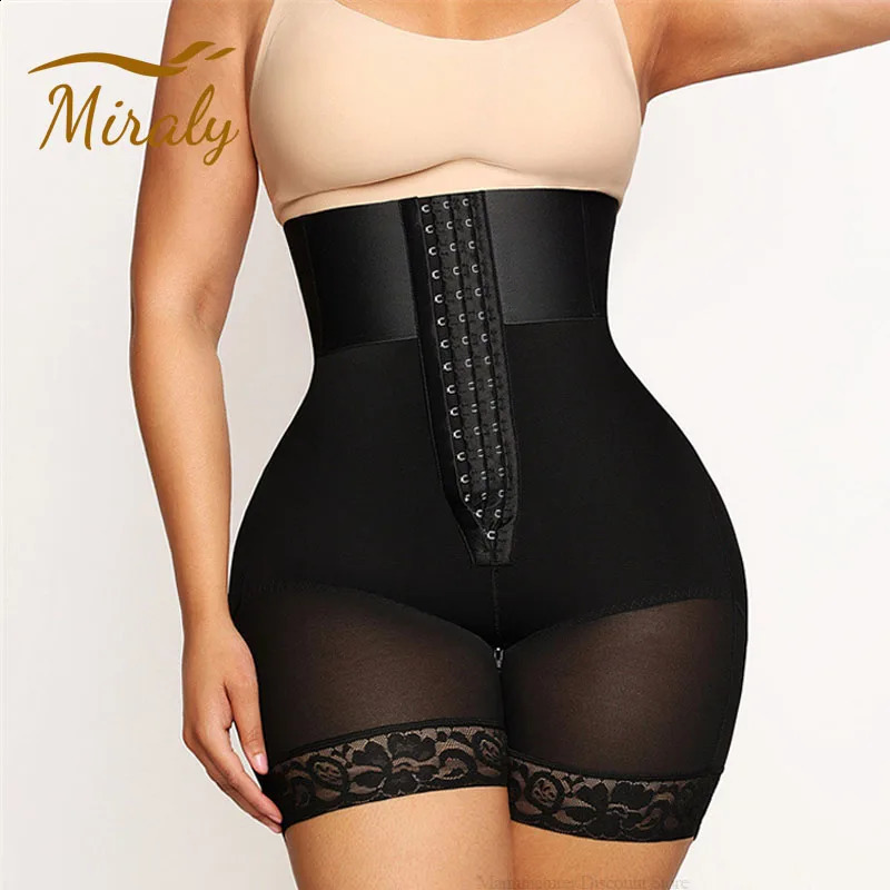 Women Fajas Colombianas Shapewear 3 Boned Sculpt Booty Shorts High Waist Trainer Body ShaperTummy Control Underwear Shaping 241224