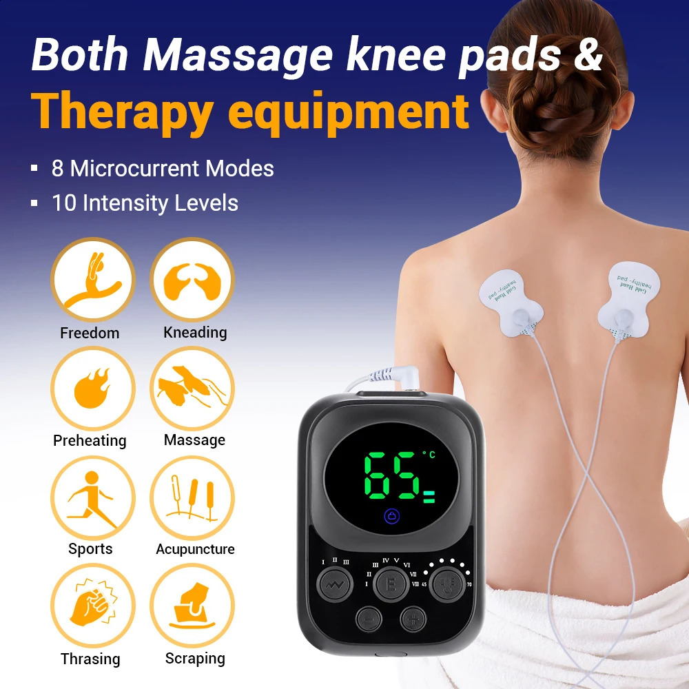 Electric Heating Shoulder Knee Massager Brace Joint Vibration Arthritis Pain Support Belt LED Detachable Controller With APP Use 241224