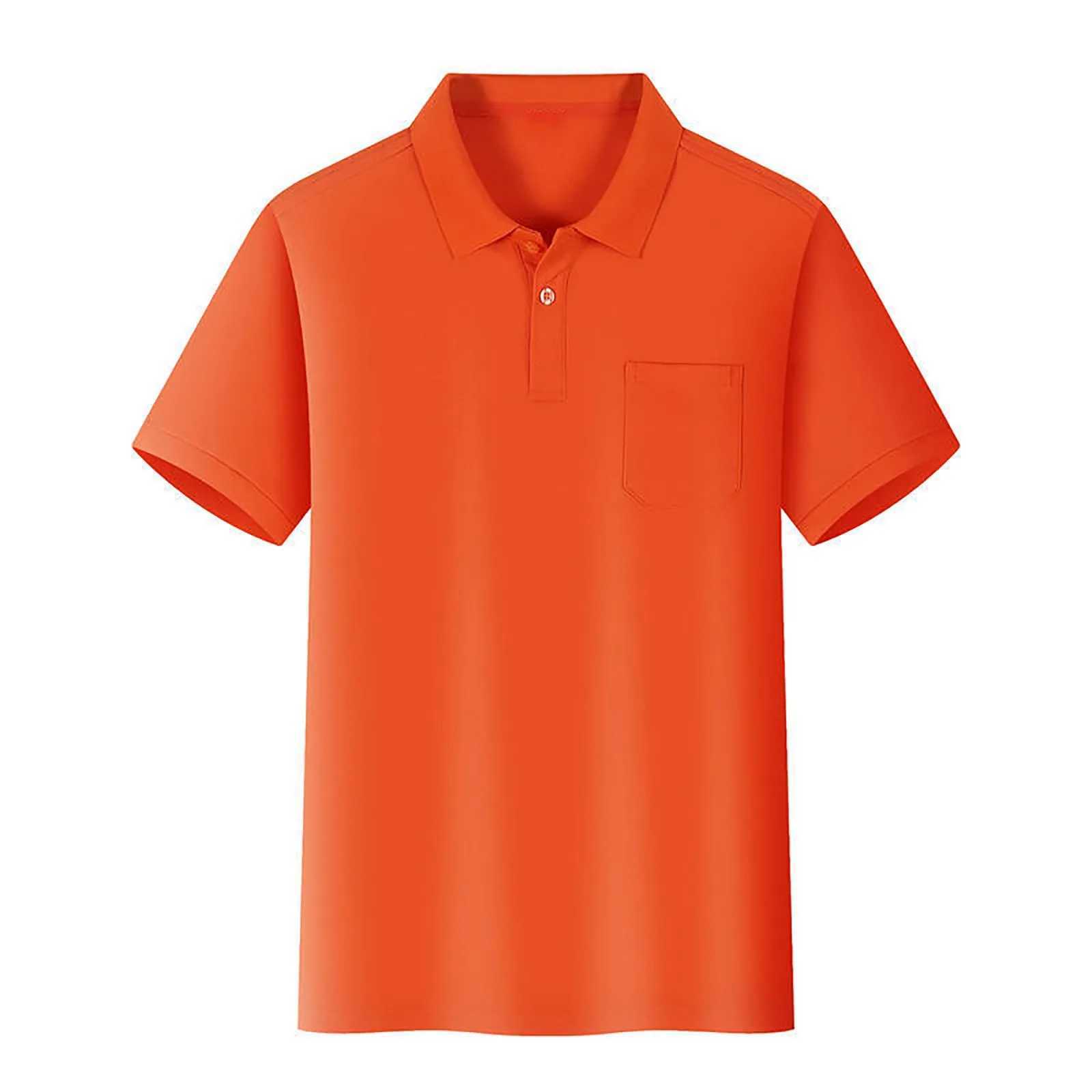 Childrens boys and girls summer solid color short sleeved polo shirt casual ribbed breathable and moisturizing high Qu top loose fit W241223