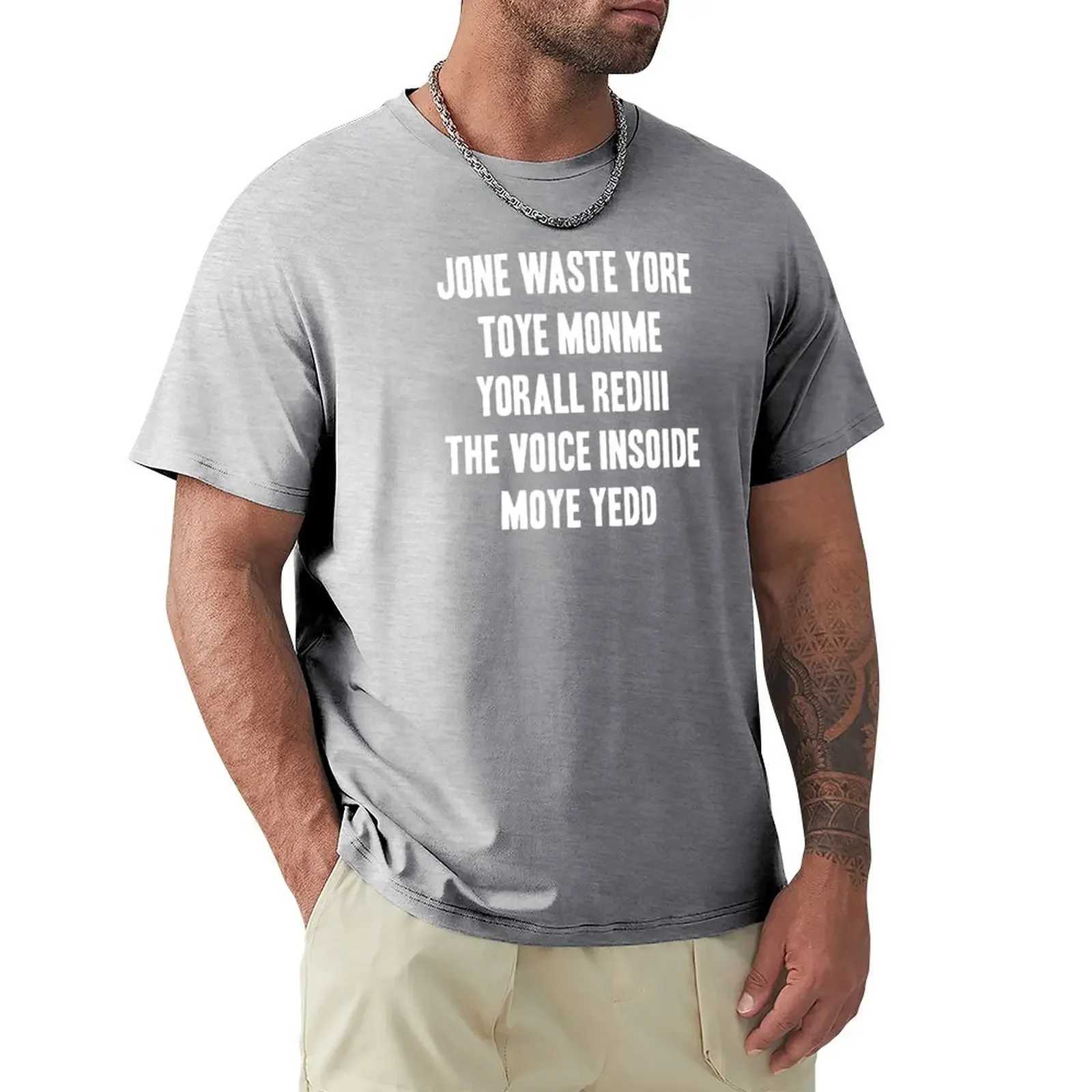 Customize plain T-shirt for men dont waste time on me I miss you Blink-82 T-shirt W241223