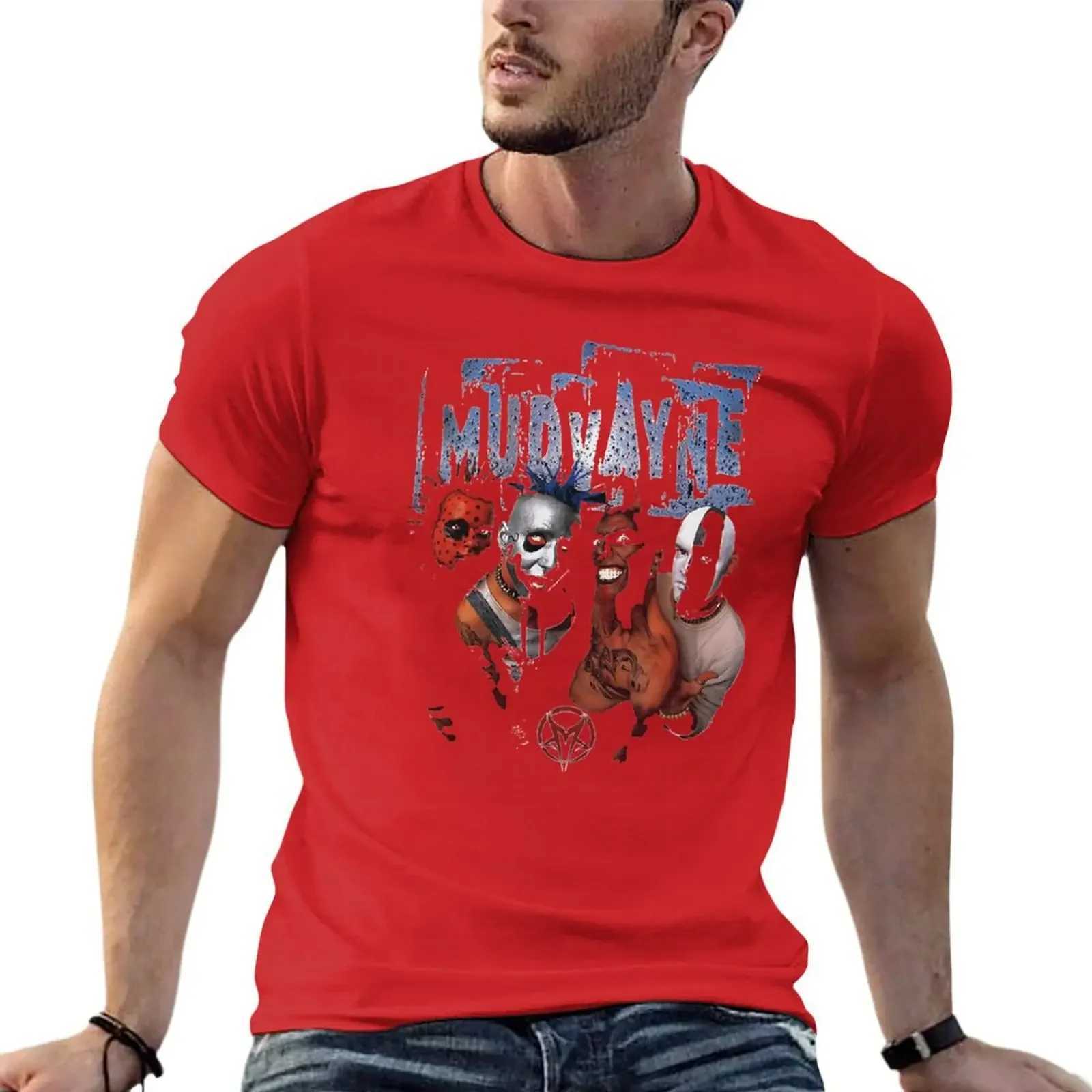 Band Heavy Mudvayne Classic T-shirt tee plain mens sports short sleeved cotton new arrivals round neck dress fashion W241223