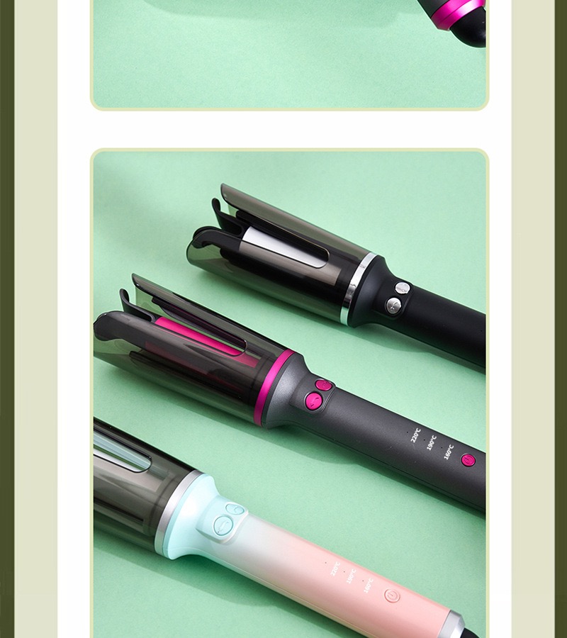 Electric Curler Negative ion for Women Wave Professional Automatic rotation Tool Long-lasting Hair Curlers