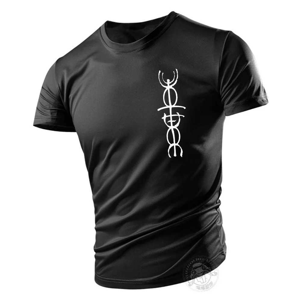Black T-shirt mens solid color summer mens casual day short sleeved T-shirt Crewneck top oversized 4XL clothing W241223