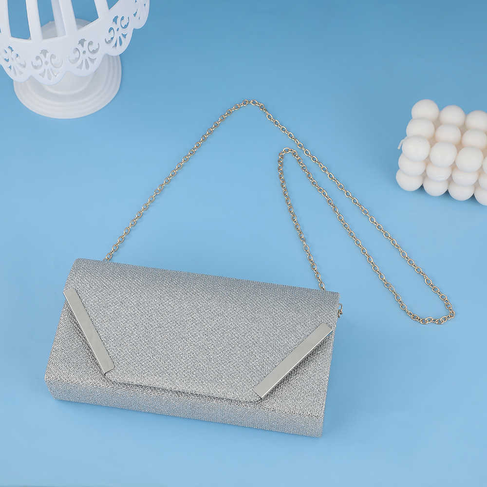 Clutch Bag New Fashionable Womens Chain Bag Personalized and Simple Party Banquet Bag Handbag Crossbody Bag 240920