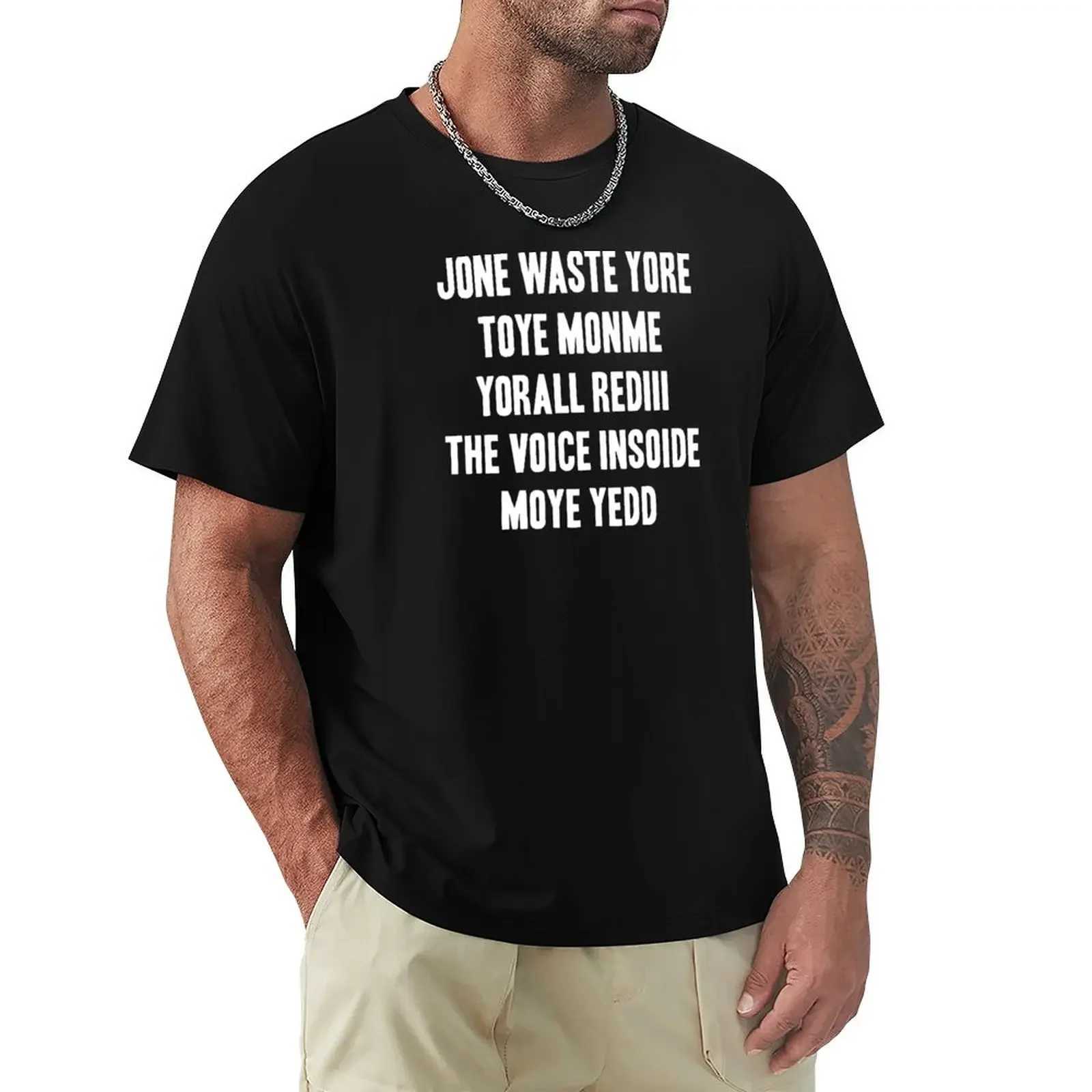 Customize plain T-shirt for men dont waste time on me I miss you Blink-82 T-shirt W241223