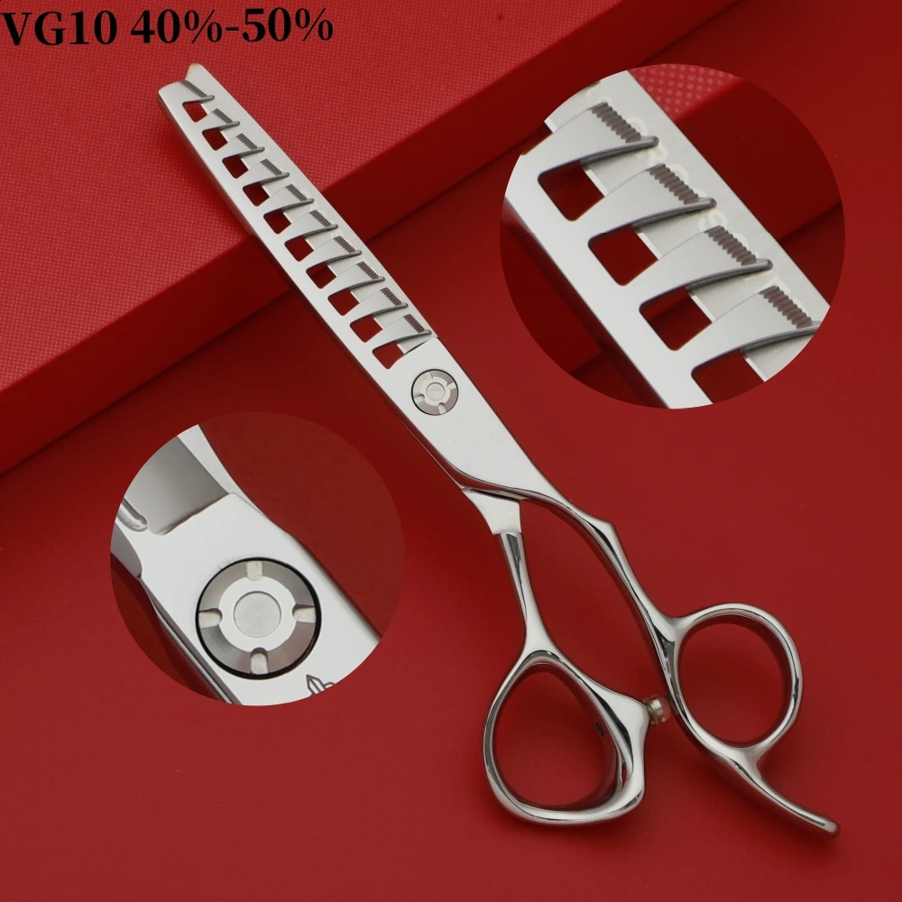 Professional VG10 Multi-Purpose Thinning Scissors laser wire barbers scissors Small size straight scissors 4-5-5.5-6.5inch 241224