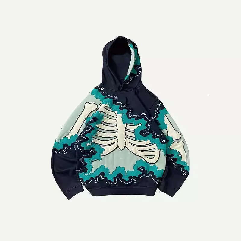 Skeleton 3D Printed Men's Trendy Brand Hoodie