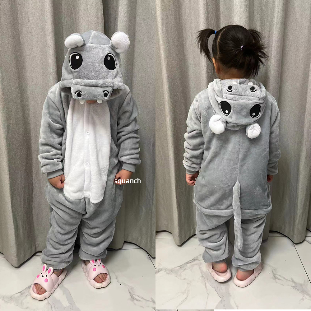 Anime Dragon Onesies Boys Girls Halloween Costume Festival Party Cosplay Suit Kids Pajama Charizard Kigurumis Outfit