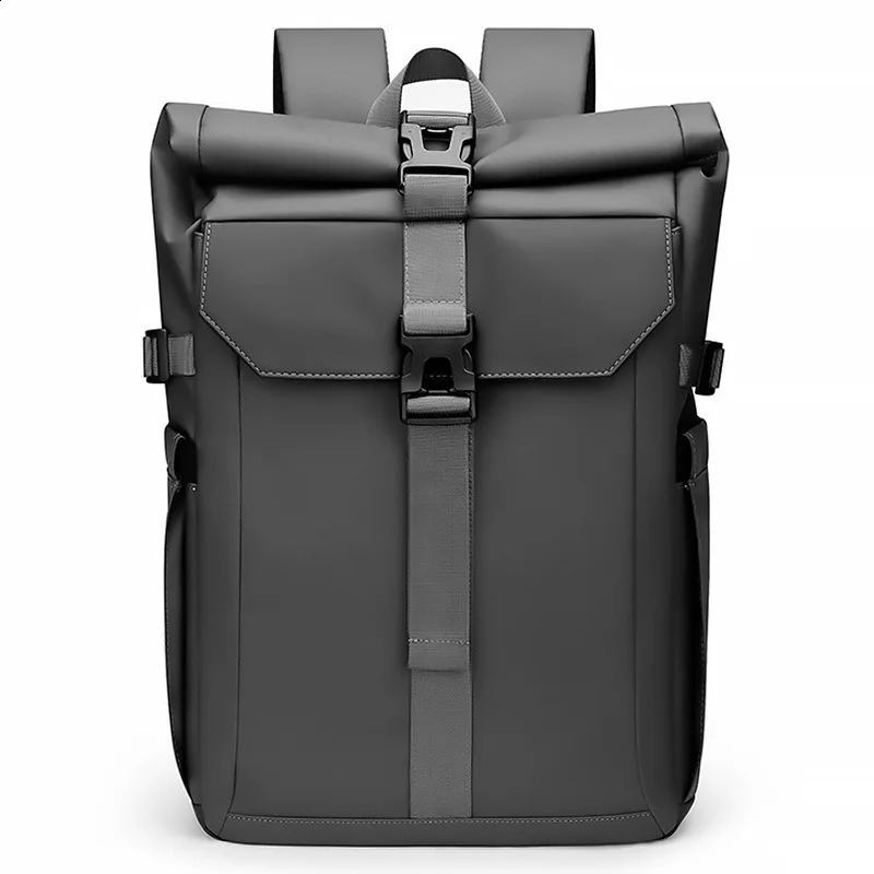 Mens travel backpack Mens folding roll-up cycling backpack Mens outdoor leisure backpack laptop bag 241224