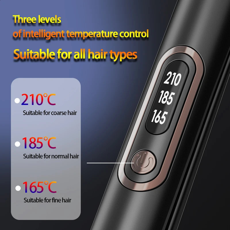 10 Seconds Fast Heating Hair Straightener Curler 2 In 1 No Damage To Hair Professional Styling Tools And Accessories 241224