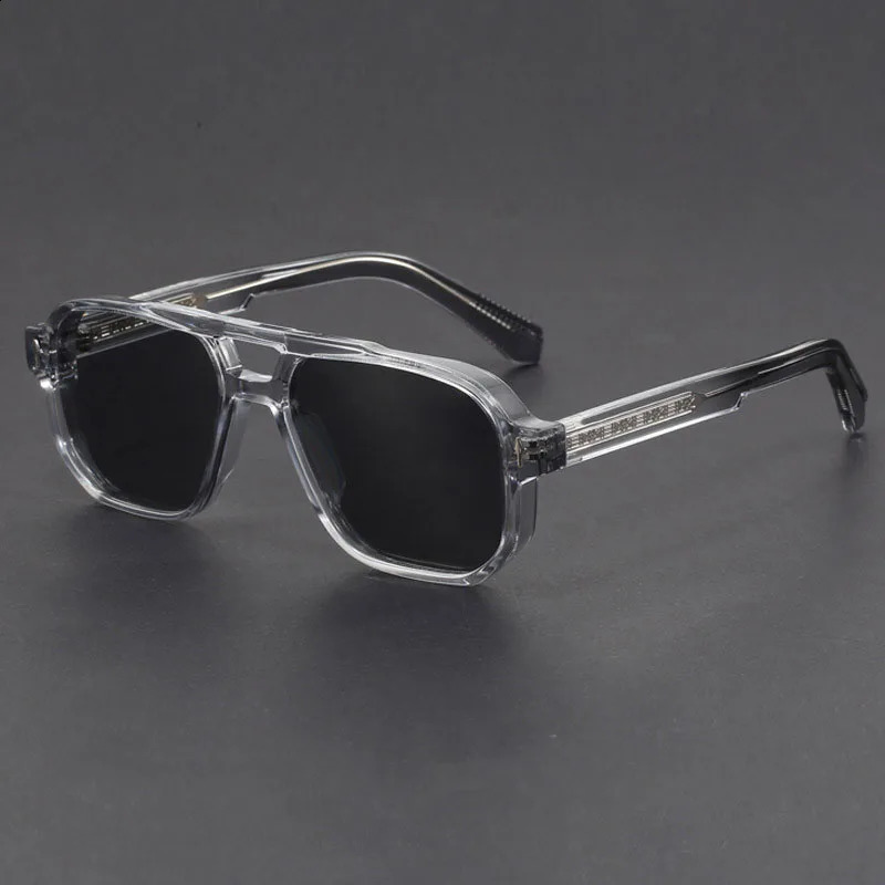 INS Trendy Optical Frame Flat Light Glasses Anti Blue Light Glasses Pilot Sunglasses Fashion Matte Large Frame Sunshade Glasses 241224