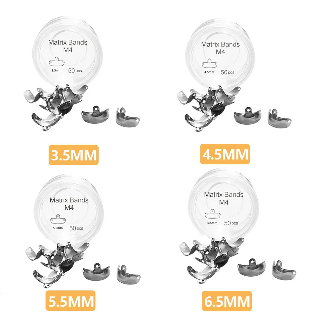 Dental Niti Matrix Bands Ring Style Matrix Clamp Clip Sectional Contoured Matrices Dentist Oral Clamp Ring Tool 241224