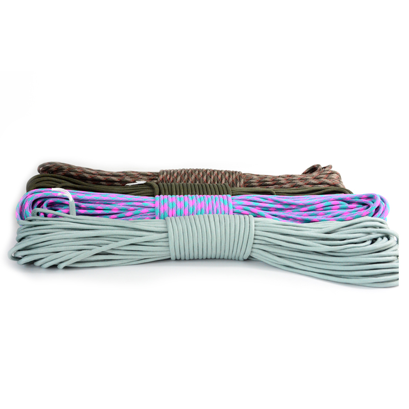 100FT Outdoor Survival 550 Paracord Polyester 4mm Paracord Rope