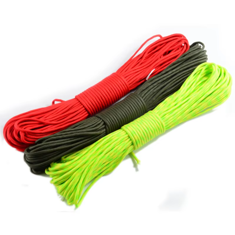Paracord 550 Climbing Lanyard Tent Rope 4mm 7 Stand Paracord Survival Bracelet For Camping