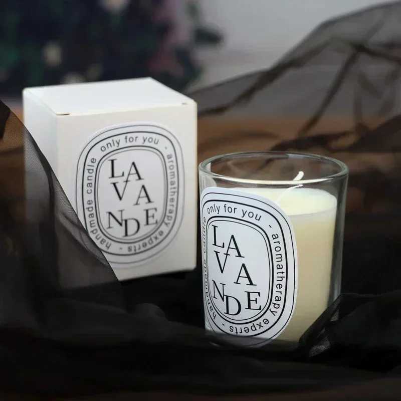 Romantic Transparent Scented Fragrance Candle Aromatic Candles Wedding Candle Jar Light GiftXJ241223