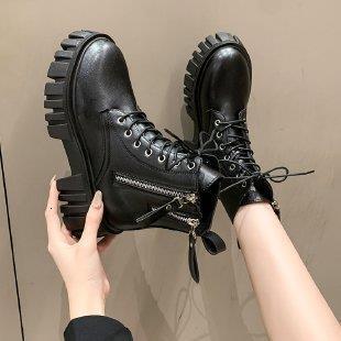 Ddmywed Martin Women's British New Summer Slim Ins Trendy Thin Style Explosive Street Short Boots Black Thick Sole Chinese Brand Shoes F1224-39 d
