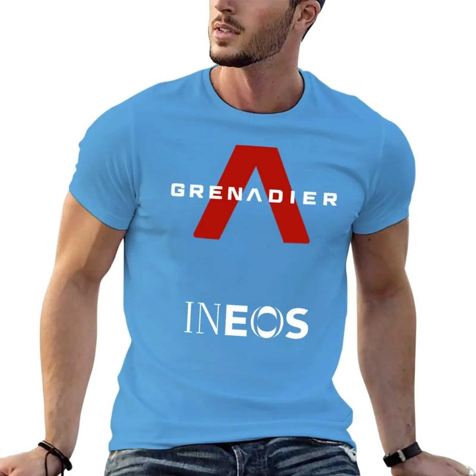 2024 Summer Fun Style New Ineos Grenadier Cycling Team T-shirt Mens Customized Black T-shirt W241223