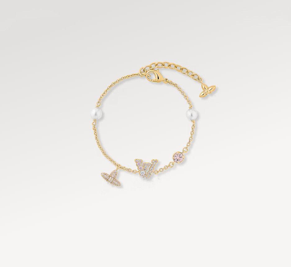 With BOX Gold Plated Designers Charm Dia wer Crystal Bracelets For Women Girls Wedding Jewelry