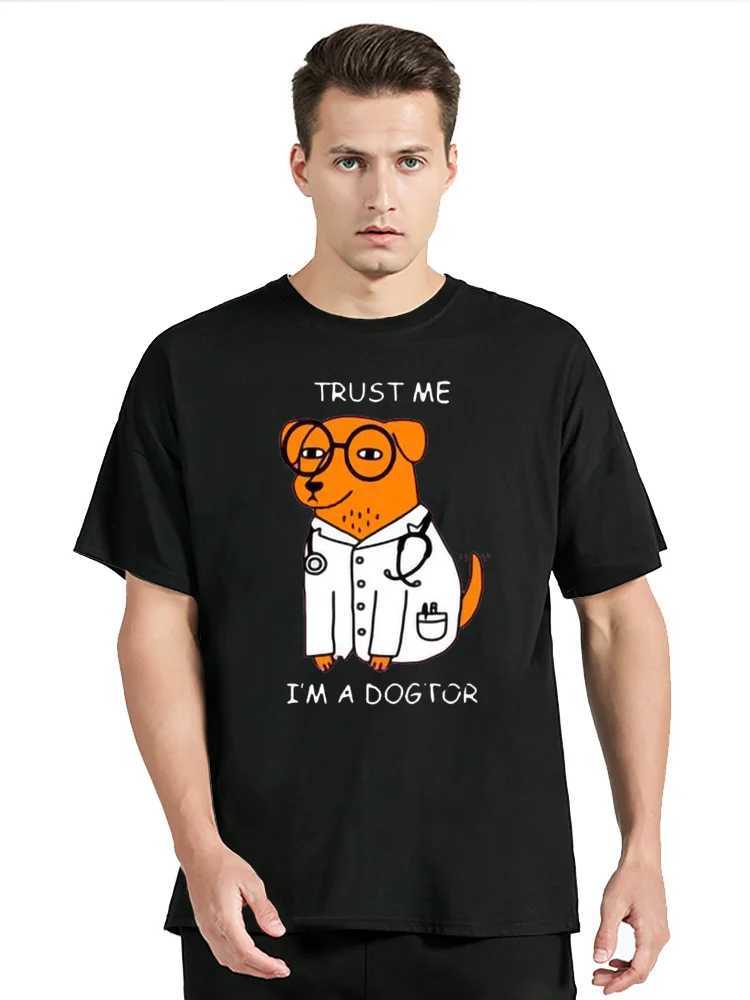 Believe me I am a doctor a student nurse a T-shirt girl designing your pure cotton shirt womens shirt W241223