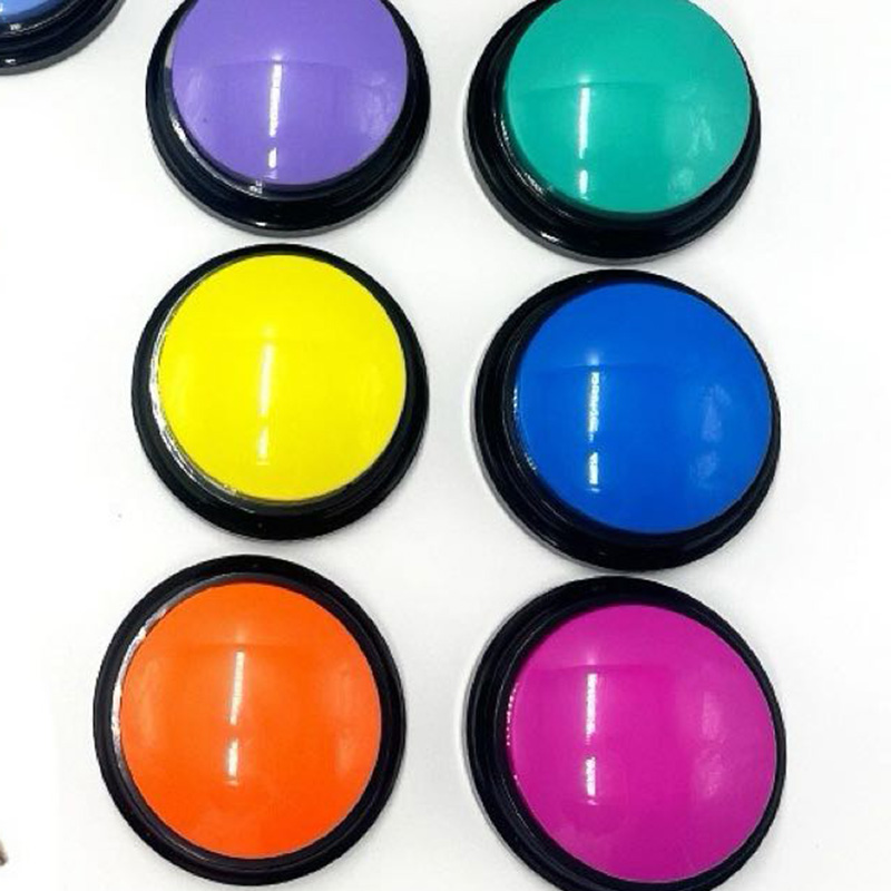 Funny Dog Recordable Pet Toys Travel Talking Pet Starters Pet Speaking Buttons Portable Cute Pet Supplies Communication Dog