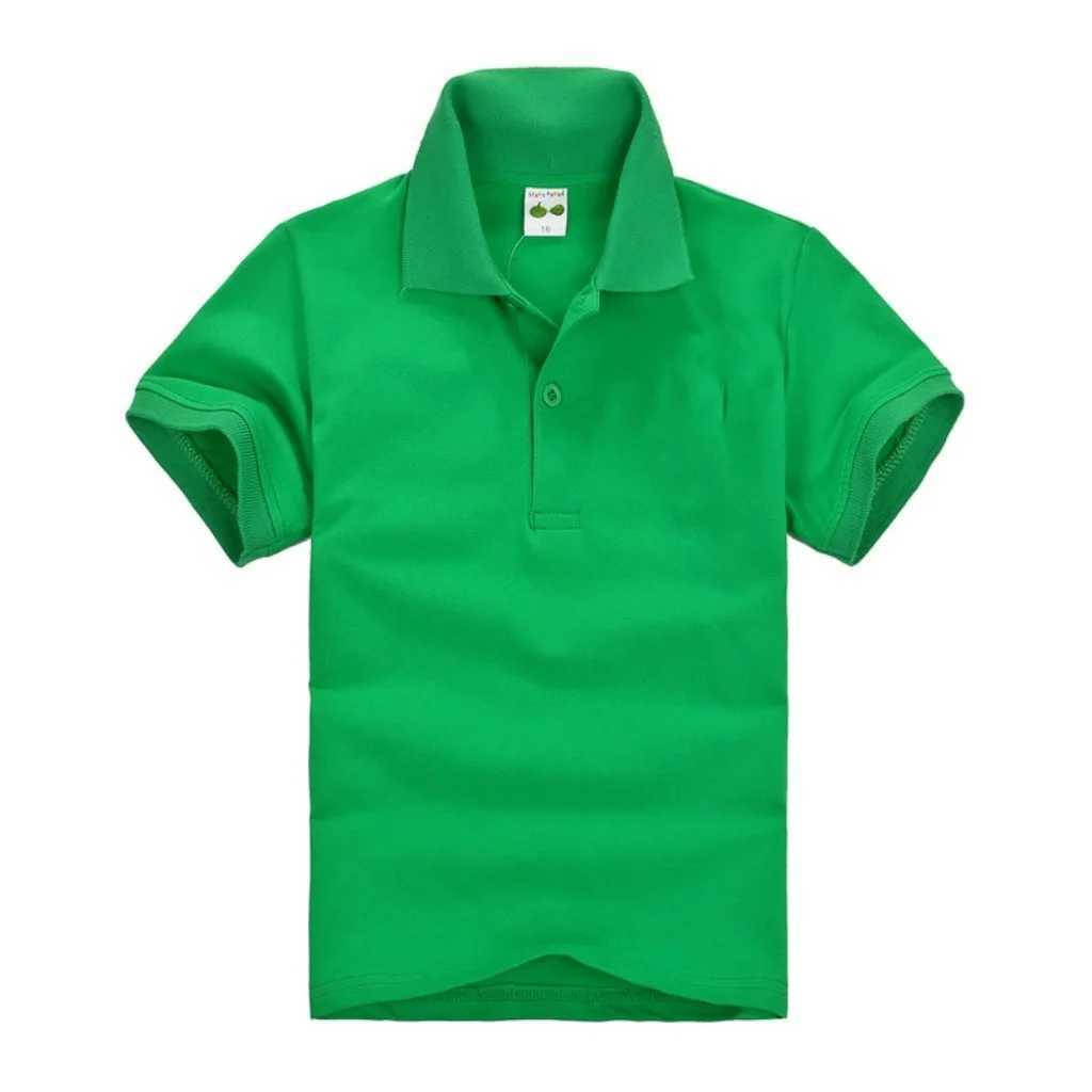 Summer new childrens T-shirt short sleeved cotton boy polo shirt childrens clothing for 3-14 years old W241223