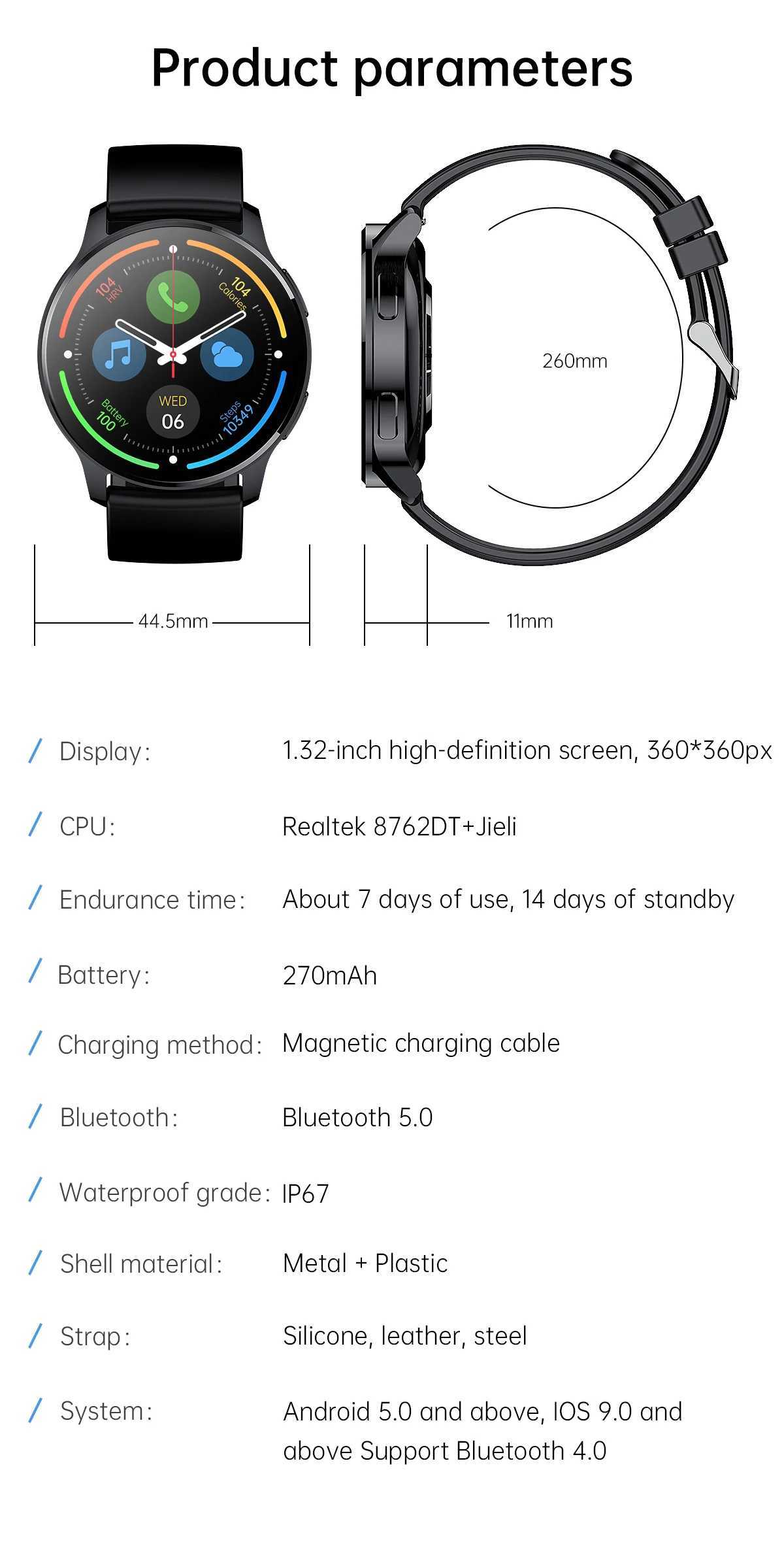 for OnePlus Ace Pro Infinix SMART 6 HONOR 80 GT Men Watch 1.5 HD Sn NFC Smartwatch Wens Wristwatch Fitness Bracelet Z241218