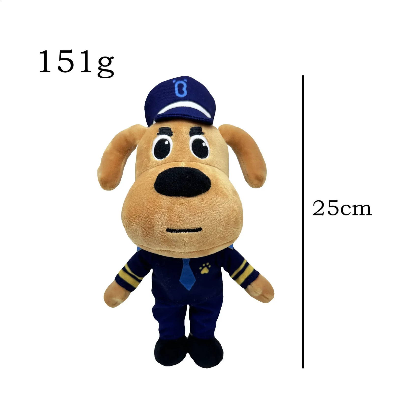1/3pcs Sheriff Labrador Dog Plush Toy Security Sergeant Labrador Wolf Dog Cartoon Doll Boys Girls Soft Stuffed Toys Children Gif 241223