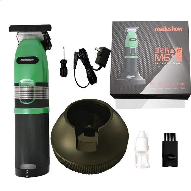 Professional Madeshow M5 Hair Clipper Madeshow M6 Trimmer Barber 0mm Baldhead Clippers Hair Cutting Machine Cut T Blade 241224 S2562