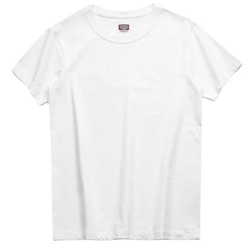 Heavy duty 300g mens T-shirt solid color fashionable casual loose simple student basic clothing 8-color short sleeved O-neck tee W241223